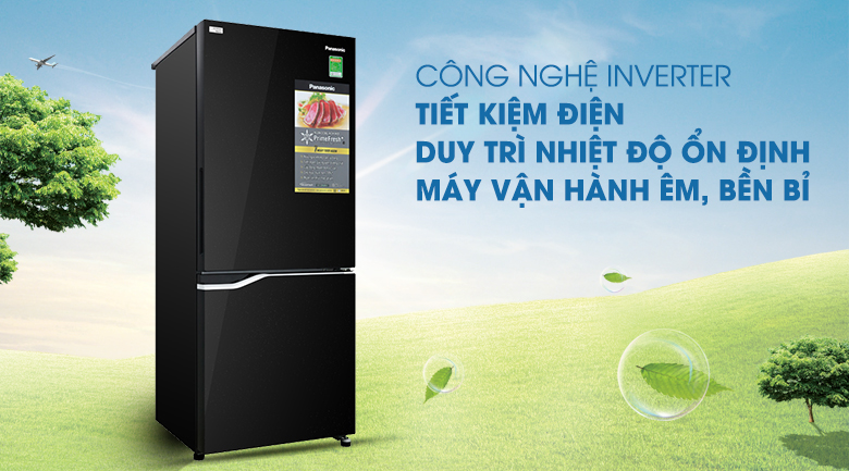 Công nghệ Inverter - Tủ lạnh Panasonic Inverter 255 lít NR-BV280GKVN Công nghệ Inverter - Tủ lạnh Panasonic Inverter 255 lít NR-BV280GKVN