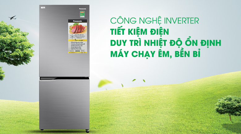 Công nghệ Inverter - Tủ lạnh Panasonic Inverter 255 lít NR-BV280QSVN Công nghệ Inverter - Tủ lạnh Panasonic Inverter 255 lít NR-BV280QSVN