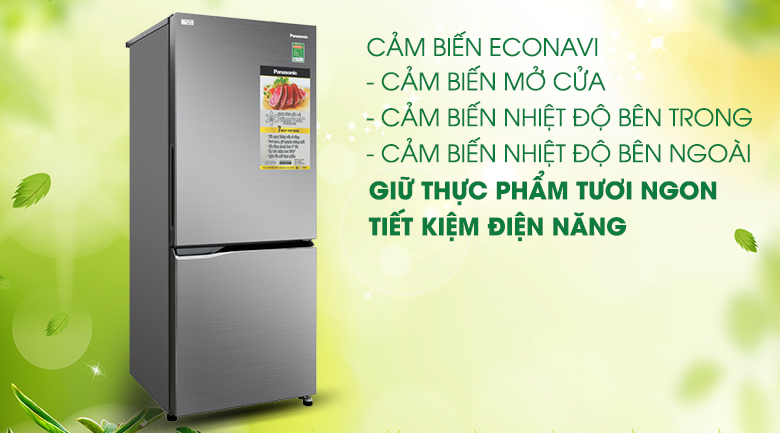 Cảm biến Econavi - Tủ lạnh Panasonic Inverter 255 lít NR-BV280QSVN Cảm biến Econavi - Tủ lạnh Panasonic Inverter 255 lít NR-BV280QSVN