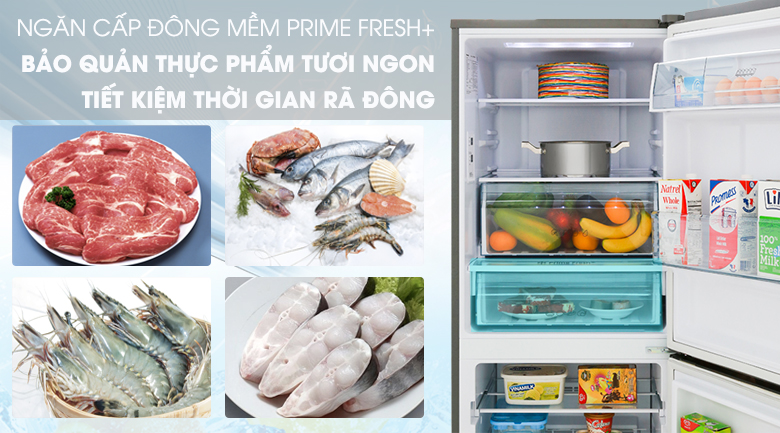 Công nghệ Prime Fresh+ - Tủ lạnh Panasonic Inverter 255 lít NR-BV280QSVN Công nghệ Prime Fresh+ - Tủ lạnh Panasonic Inverter 255 lít NR-BV280QSVN