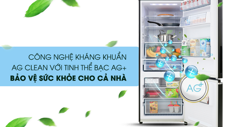 Công nghệ Ag Clean với tinh thể bạc Ag+ - Tủ lạnh Panasonic Inverter 290 lít NR-BV320GKVN Công nghệ Ag Clean với tinh thể bạc Ag+ - Tủ lạnh Panasonic Inverter 290 lít NR-BV320GKVN