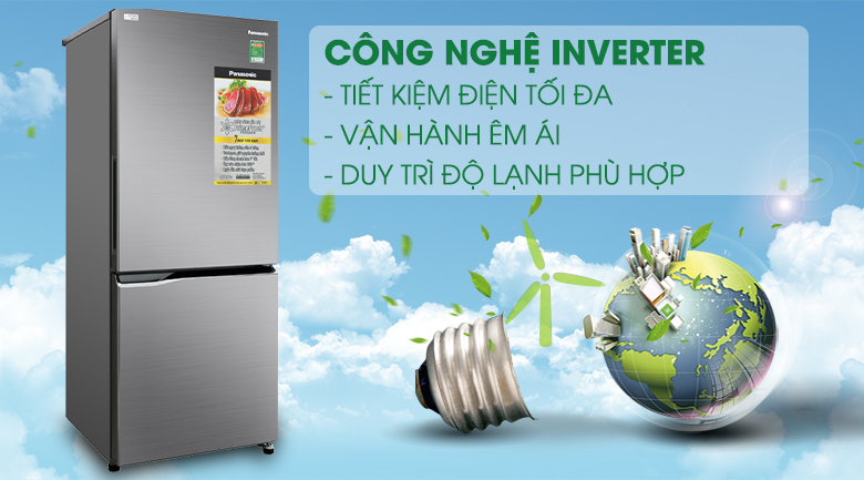 Tủ lạnh Inverter - Tủ lạnh Panasonic Inverter 290 lít NR-BV320QSVN Tủ lạnh Inverter - Tủ lạnh Panasonic Inverter 290 lít NR-BV320QSVN