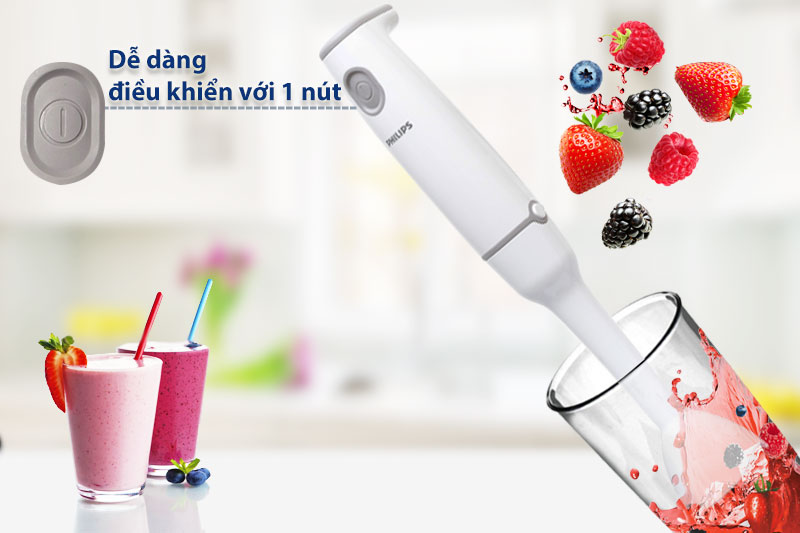Máy xay sinh tố cầm tay Philips HR1600 Máy xay sinh tố cầm tay Philips HR1600