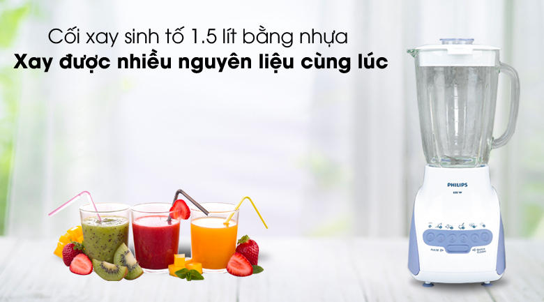 Cối sinh tố 1.5 lít - Máy xay sinh tố Philips HR2116 Cối sinh tố 1.5 lít - Máy xay sinh tố Philips HR2116