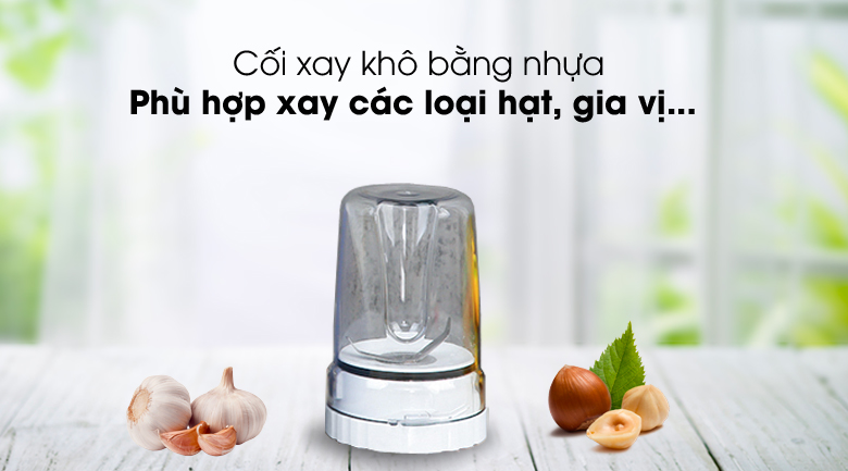 Cối xay khô tiện lợi - Máy xay sinh tố Philips HR2116 Cối xay khô tiện lợi - Máy xay sinh tố Philips HR2116
