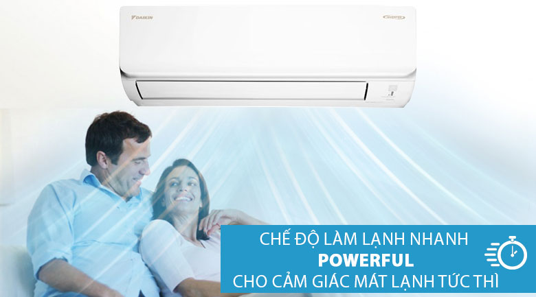 Làm lạnh nhanh PowerFull - Máy lạnh Daikin ATKA35UAVMV Làm lạnh nhanh PowerFul - Máy lạnh Daikin ATKA35UAVMV
