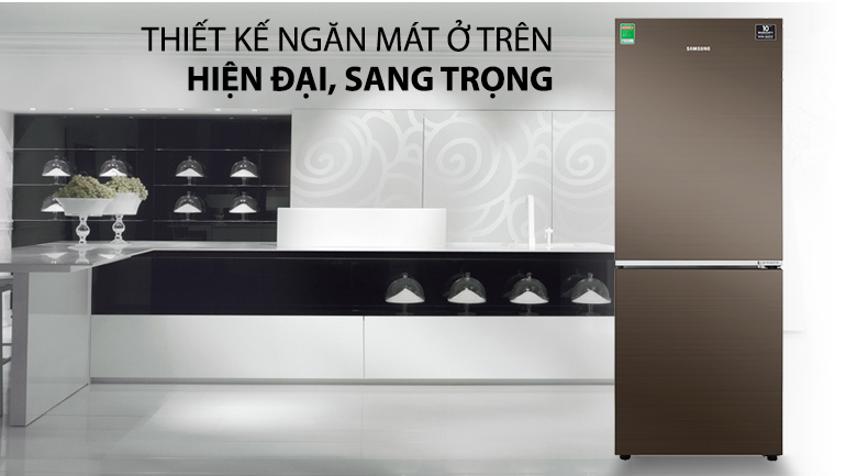 Thiết kế ngăn mát ở trên sang trọng, tiện lợi - Tủ lạnh Samsung Inverter 276 lít RB27N4010DX/SV Thiết kế ngăn mát ở trên sang trọng, tiện lợi - Tủ lạnh Samsung Inverter 276 lít RB27N4010DX/SV