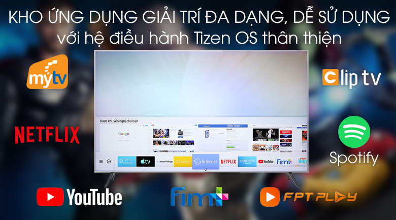 Smart Tivi QLED Samsung 4K 82 inch QA82Q65R - Hệ điều hành Smart Tivi QLED Samsung 4K 82 inch QA82Q65R - Hệ điều hành