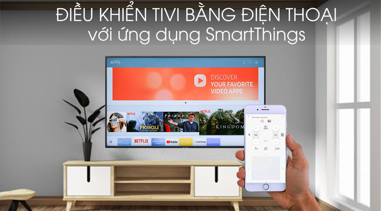 Smart Tivi Samsung 4K 49 inch UA49RU8000 - Ứng dụng SmartThings Smart Tivi Samsung 4K 49 inch UA49RU8000 - Ứng dụng SmartThings