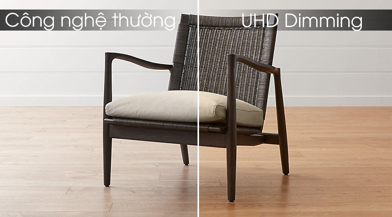 Độ tương phản được nâng cao với công nghệ UHD Dimming Độ tương phản được nâng cao với công nghệ UHD Dimming
