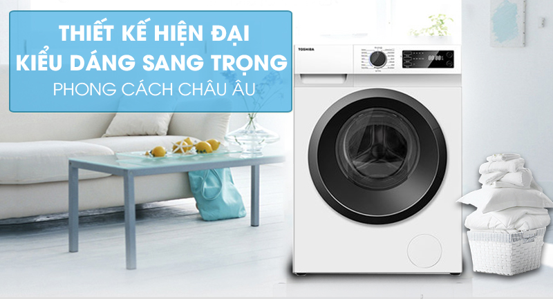 Máy giặt Toshiba Inverter 9.5 Kg TW-BK105S2V(WS) -Thiết kế hiện đại, kiểu dáng sang trọng Máy giặt Toshiba Inverter 9.5 Kg TW-BK105S2V(WS) -Thiết kế hiện đại, kiểu dáng sang trọng