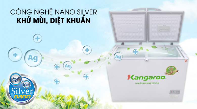 Công nghệ Nano Silver - Tủ đông Kangaroo KG298C2 Công nghệ Nano Silver - Tủ đông Kangaroo KG298C2
