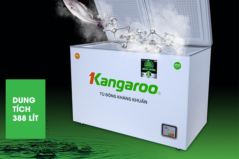 Dung tích 388 lít - Tủ đông Kangaroo 388 lít KG388NC2 Dung tích 388 lít - Tủ đông Kangaroo 388 lít KG388NC2