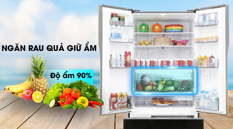 Ngăn rau củ - Tủ lạnh Panasonic Inverter 491 lít NR-CY558GKVN Ngăn rau củ - Tủ lạnh Panasonic Inverter 491 lít NR-CY558GKVN