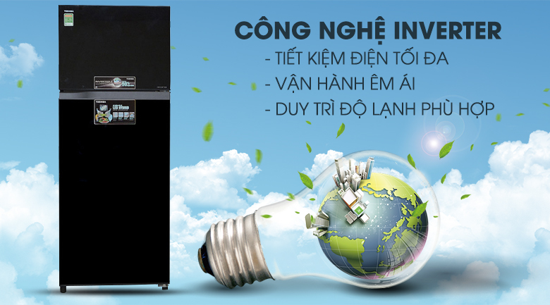 Công nghệ Inverter + Eco mode tiết kiệm điện - Tủ lạnh Toshiba Inverter 468 lít GR-HG52VDZ XK Công nghệ Inverter + Eco mode tiết kiệm điện - Tủ lạnh Toshiba Inverter 468 lít GR-HG52VDZ XK
