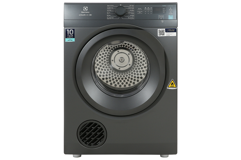 Máy sấy quần áo Electrolux 8.5 kg EDV854N3SB Xám