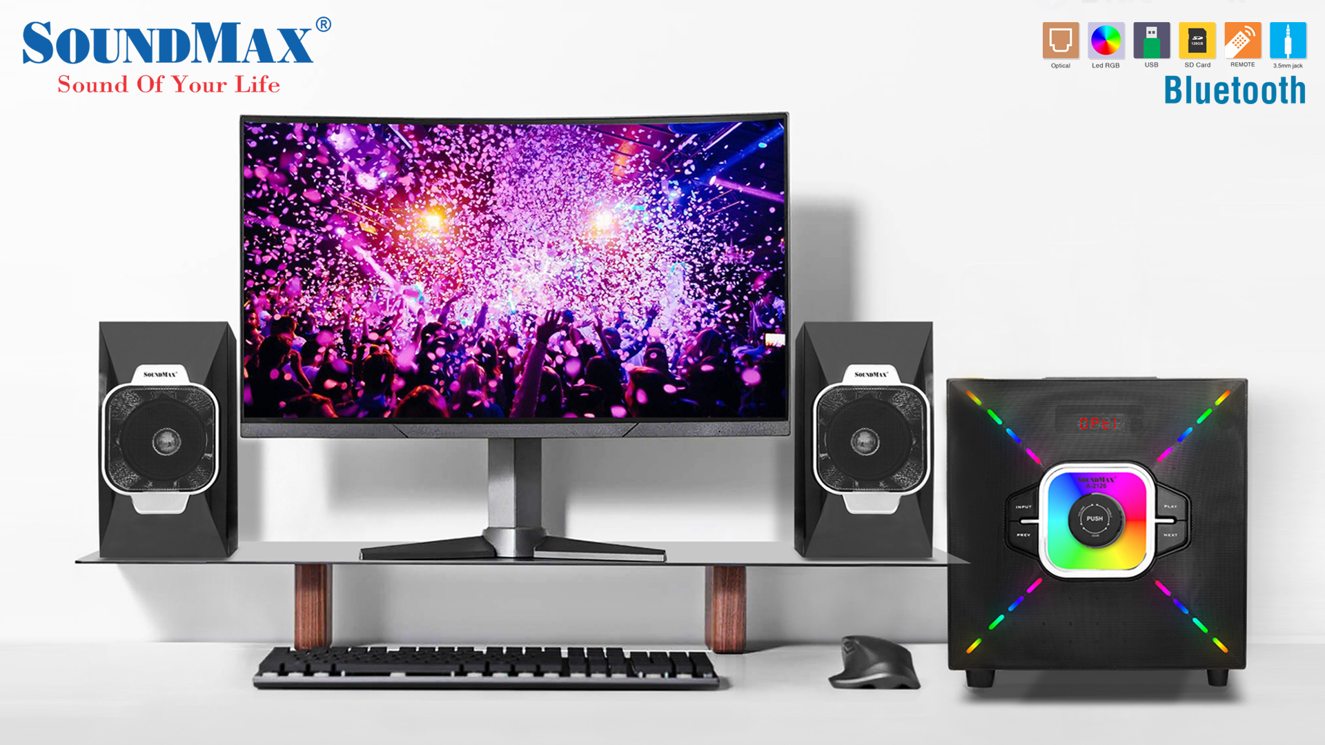 SoundMax A-2126 - ÂM THANH CỰC CHẤT
