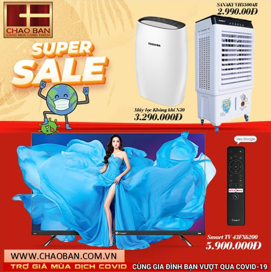 SUPER SALE - TRỢ GIÁ MÙA DỊCH