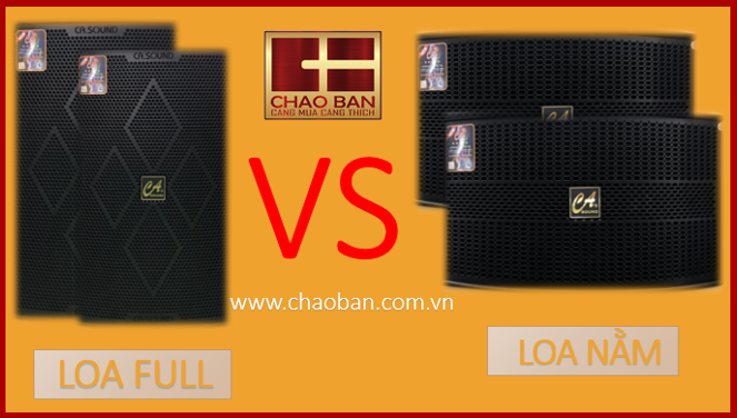 Loa full và loa karaoke nằm có gì khác nhau 