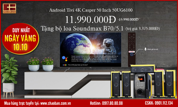 CHƯƠNG TRÌNH SIÊU KHUYẾN MÃI NGÀY VÀNG 10.10