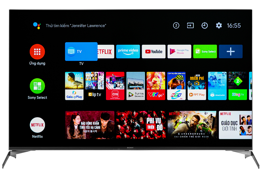 Android Tivi  55 inch Sony 4K KD-55X9500H 