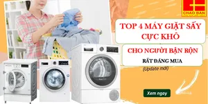 TOP 4 MÁY GIẶT SẤY CỰC KHÔ CHO NGƯỜI BẬN RỘN