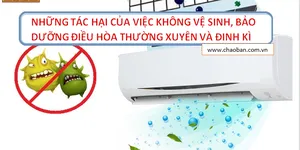 NHỮNG TÁC HẠI CỦA VIỆC KHÔNG VỆ SINH, BẢO DƯỠNG ĐIỀU HÒA THƯỜNG XUYÊN VÀ ĐỊNH KÌ