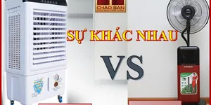 SỰ KHÁCH NHAU GIỮA QUẠT HƠI NƯỚC VÀ QUẠT PHUN SƯƠNG