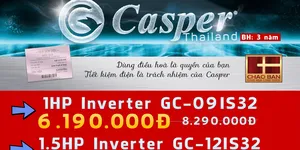 MÁY LẠNH CASPER 2021 - TRỢ GIÁ MÙA DỊCH