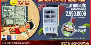 QUẠT HƠI NƯỚC SANAKY VH5500AR GIẢM GIÁ SỐC -  QUÀ TẶNG HẤP DẪN