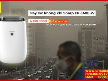 Tại sao bạn nên mua máy lọc không khí Sharp FP-J40E-W