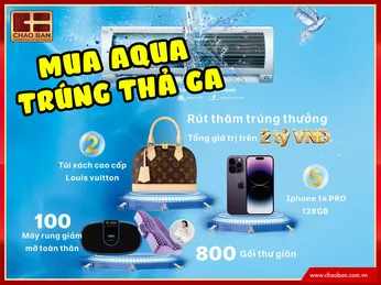 [Chương Trình Khuyến Mãi] Mua Aqua trúng thả ga