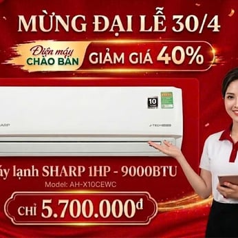 Máy lạnh Sharp Inverter 1 HP - 9000BTU AH-X10CEWC