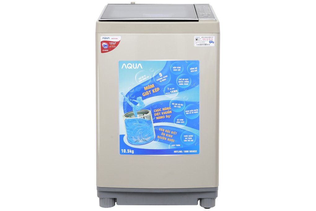 Máy giặt Aqua 10.5 kg AQW-FW105AT | Chính Hãng