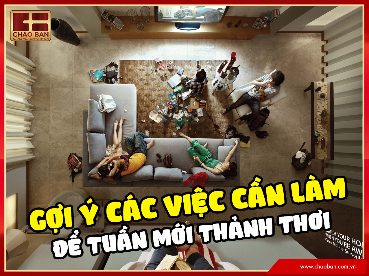 Gợi ý các công việc cần làm để bạn có tuần mới luôn thảnh thơi