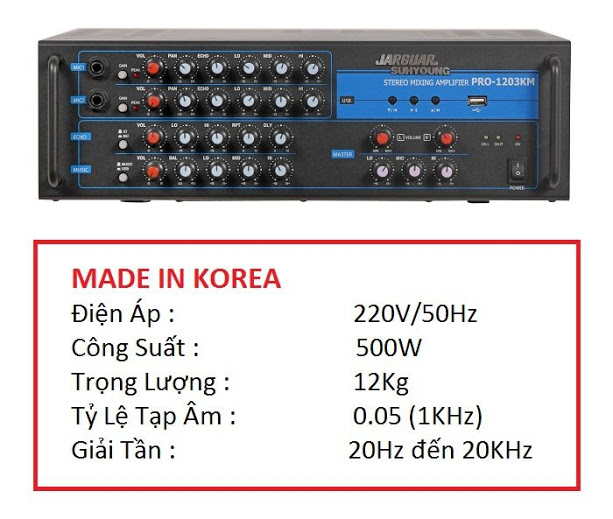 AMPLY JARGUAR PRO 1203KM KOMI CHÍNH HÃNG