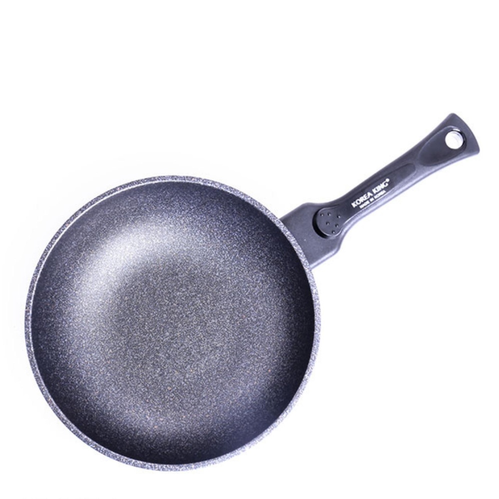 Chảo sâu đá hoa cương chống dính chống trầy Korea King KFP-22D(22cm)