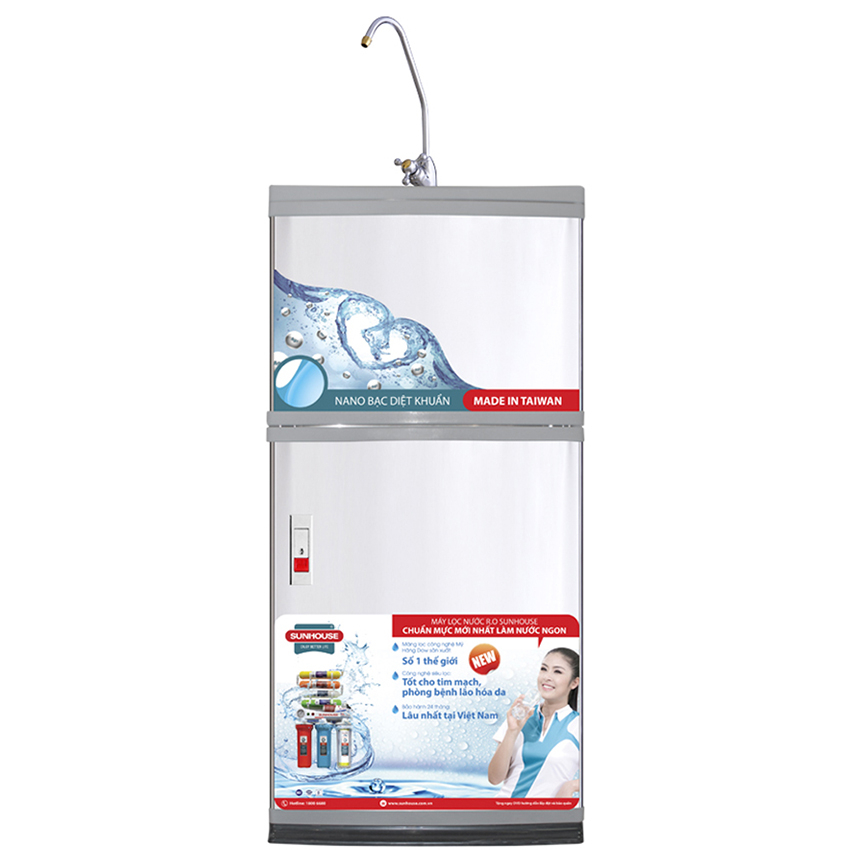 Máy lọc nước R.O 5 lõi lọc Sunhouse SHR8838B