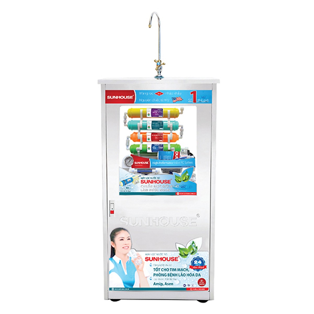 Máy lọc nước RO 6 lõi lọc Sunhouse SHR8806
