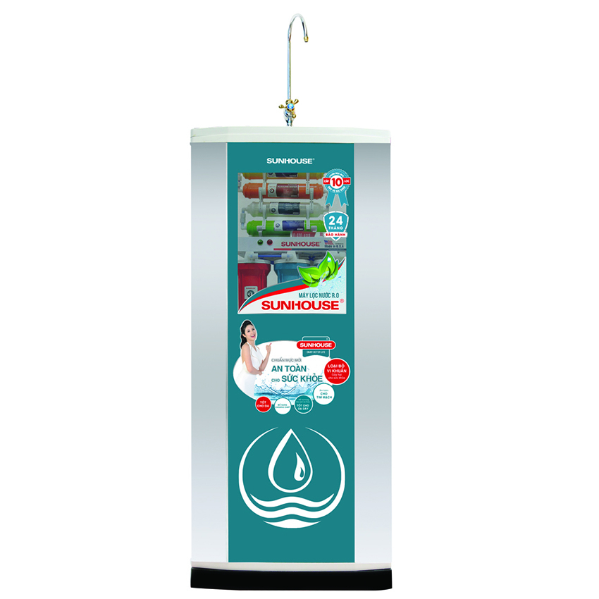 Máy lọc nước R.O 10 lõi Sunhouse SHR88310K