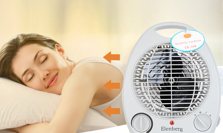 xài quạt sưởi có hại không? Có gây khô da không?