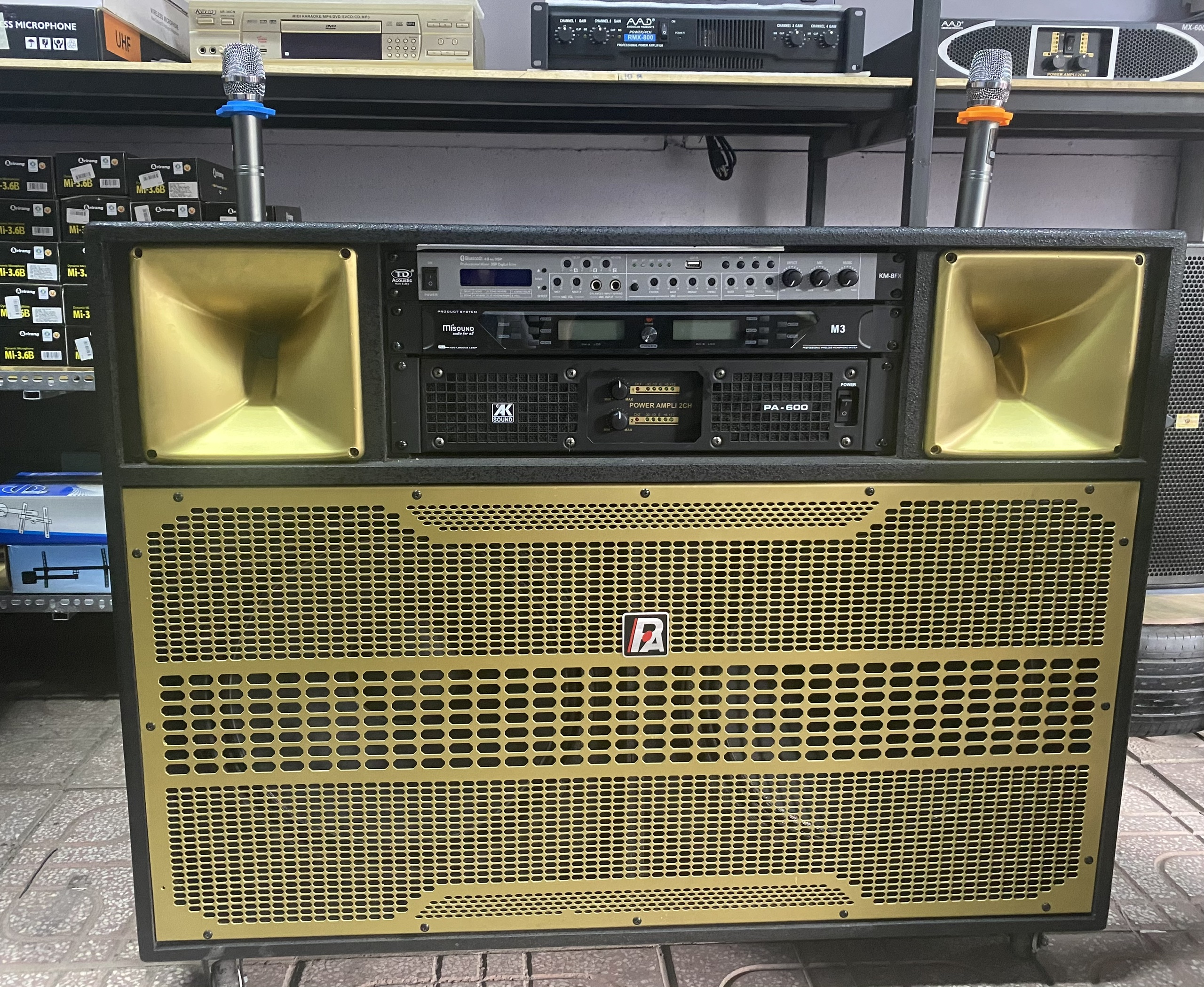 LOA KÉO 2 BASS 4 TẤC