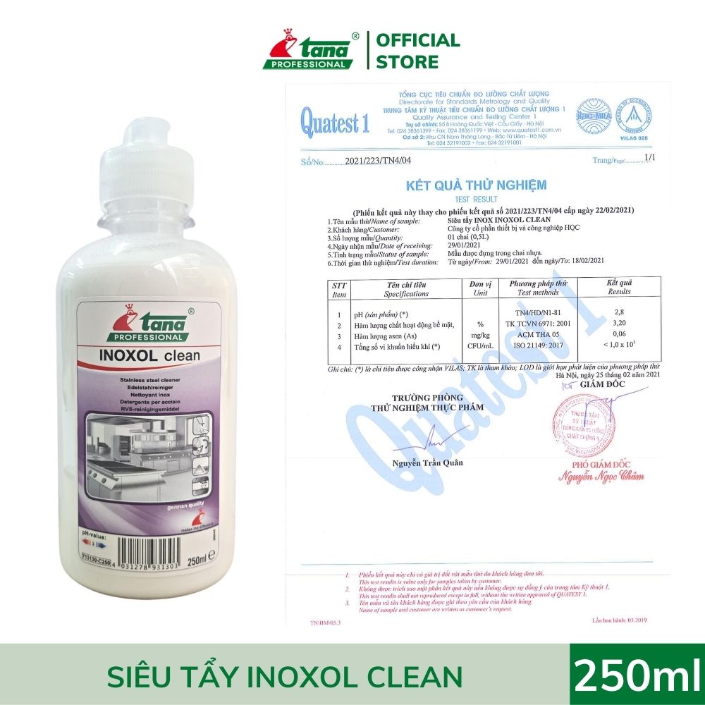 Siêu tẩy INOXOL clean 250ml