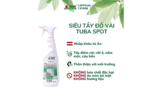 Siêu tẩy đồ vải TUBA spot
