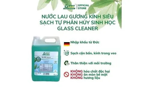 Nước lau gương kính siêu sạch tự phân hủy sinh học GLASS cleaner