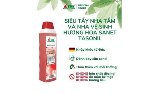 Siêu tẩy nhà tắm và nhà vệ sinh hương hoa SANET tasonil