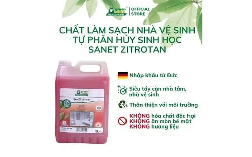 Chất làm sạch nhà vệ sinh tự phân hủy sinh học SANET zitrotan