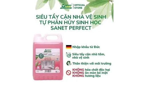 Siêu tẩy cặn nhà vệ sinh  tự phân hủy sinh học SANET perfect