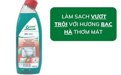 Tẩy bồn cầu hương bạc hà tự phân hủy sinh học WC mint