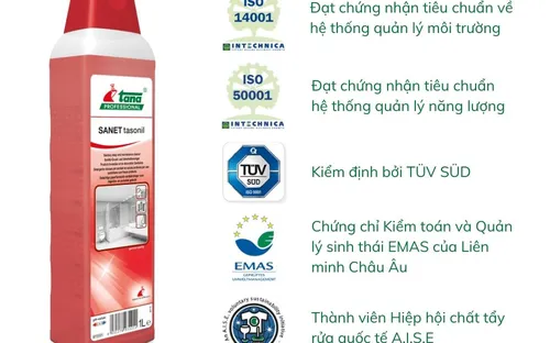 Siêu tẩy nhà tắm và nhà vệ sinh hương hoa SANET tasonil